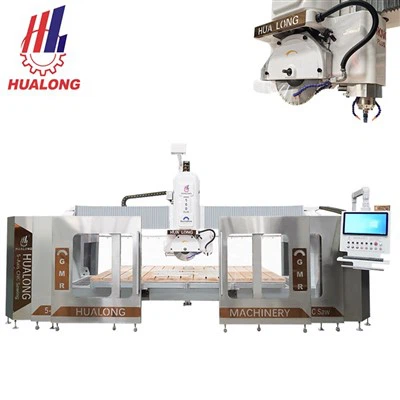 Sierra de puente de 5 ejes