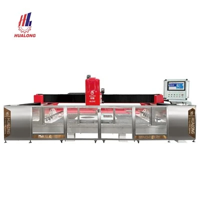 Centro de fabricación de encimeras CNC Hualong HLCNC-3319|Pulido y fresado de bordes